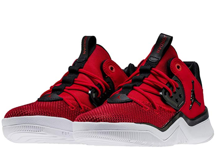 jordan trainers red and black